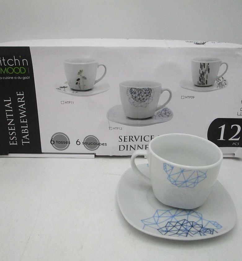 12pcs square tea setporce image