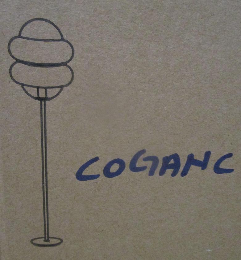 Floor lamp with bulb t185 image