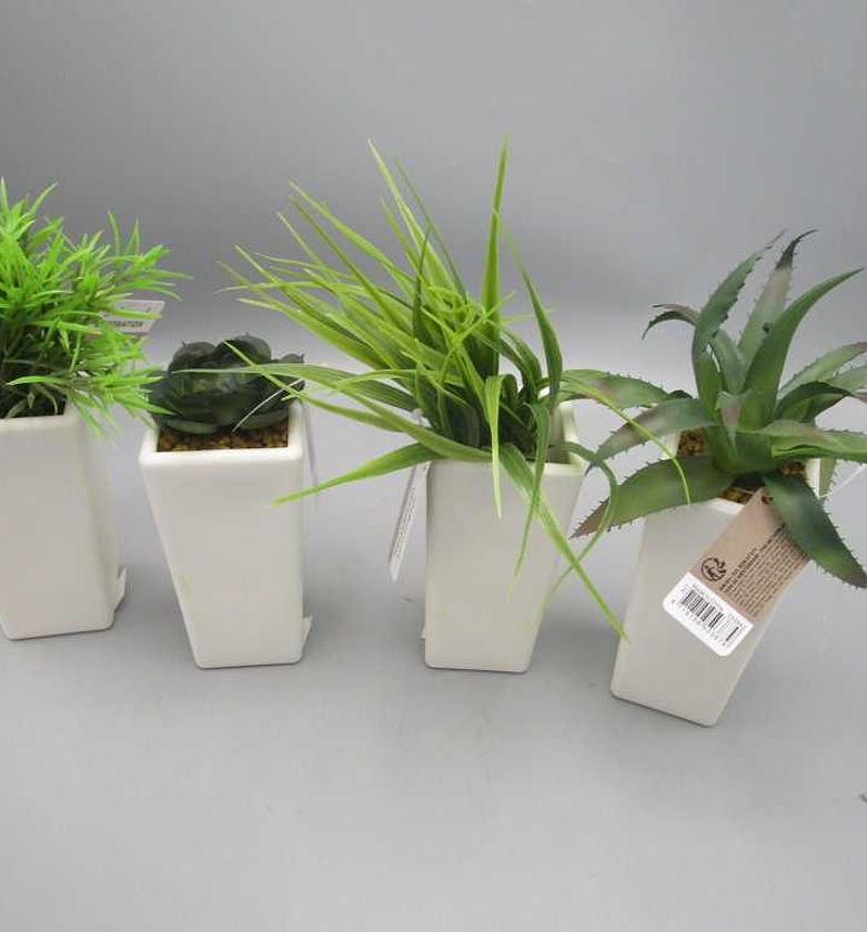 Artificial plant in pot 4 image