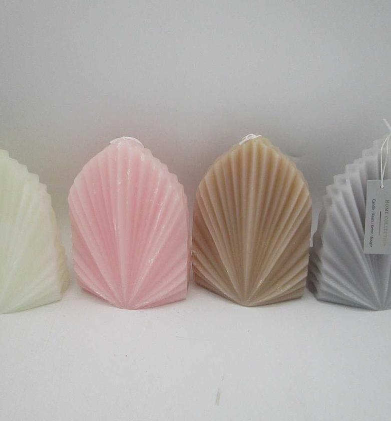 Candle peacock 15cm 4ass  image