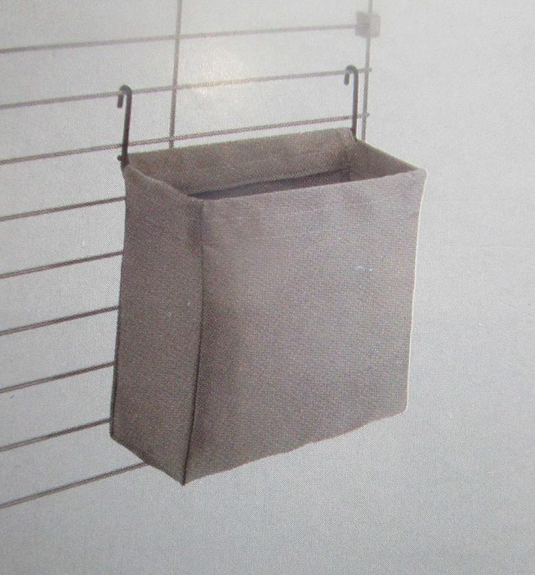 Textile pocket "mural lin image