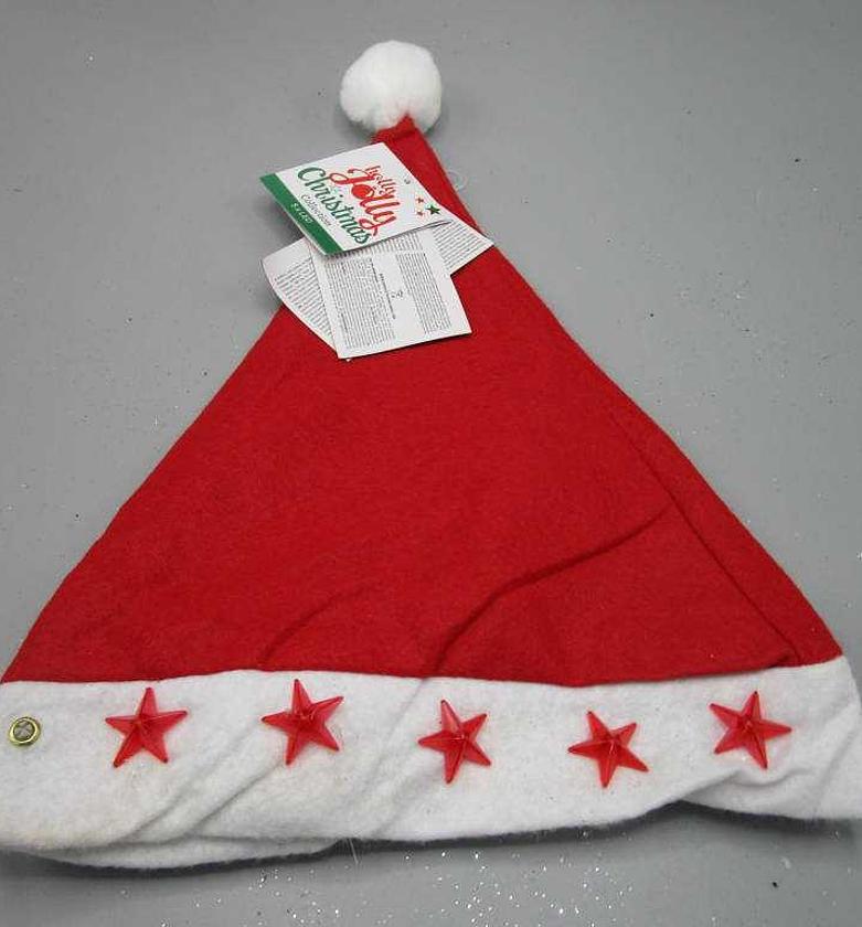 SANTA HAT WITH 5 LIGHTS image