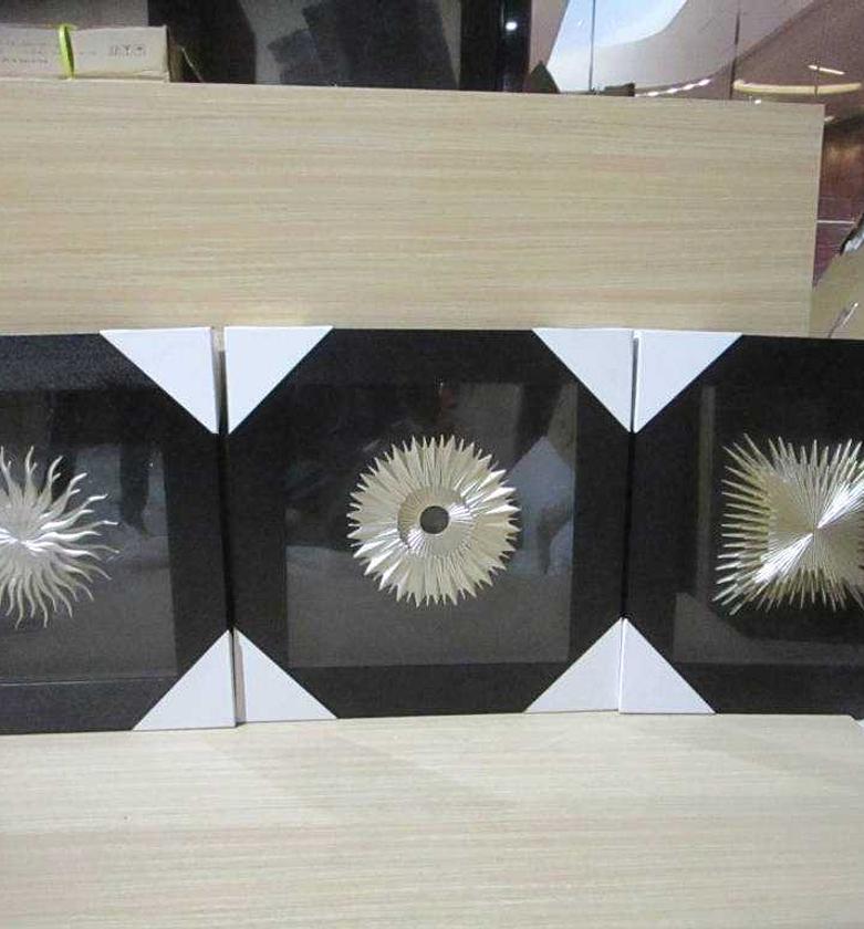 Frame set of 3 
black 60* image