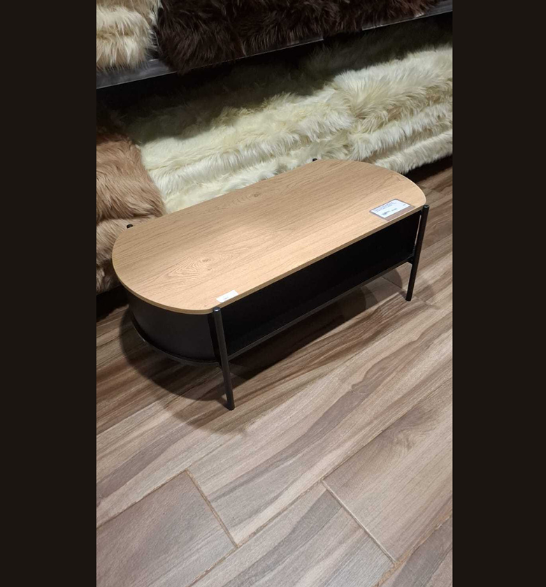 Coffee table melamine, iron image