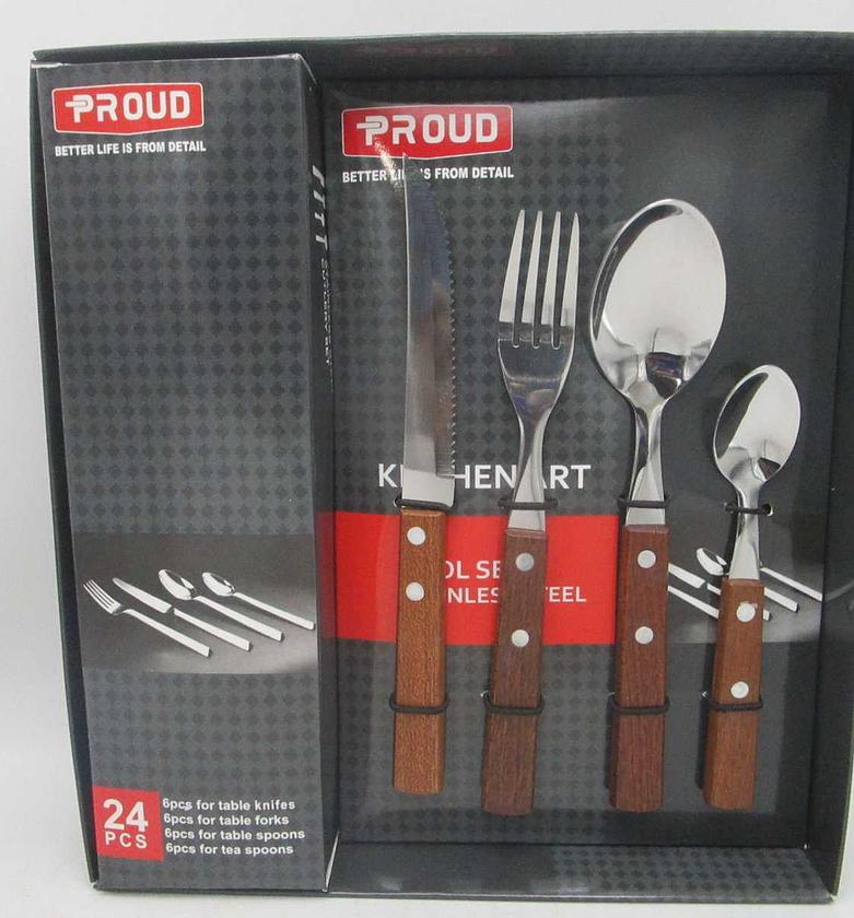 Stainless steel cutlery set image