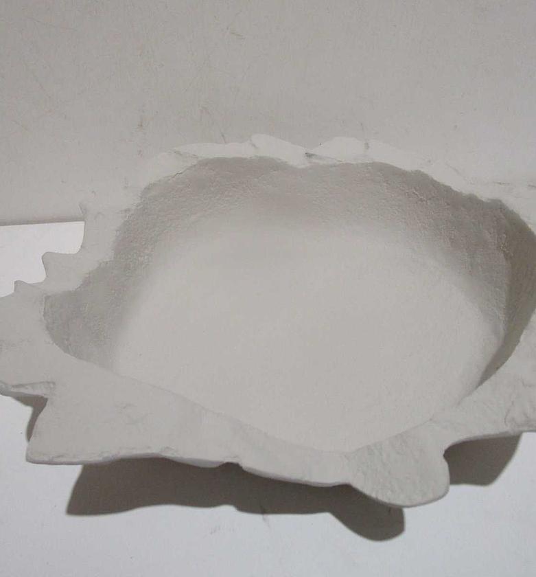 Round plate aluminium rough image