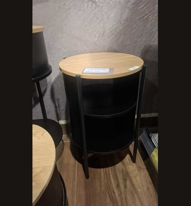 End table, 3 levels melamine, image