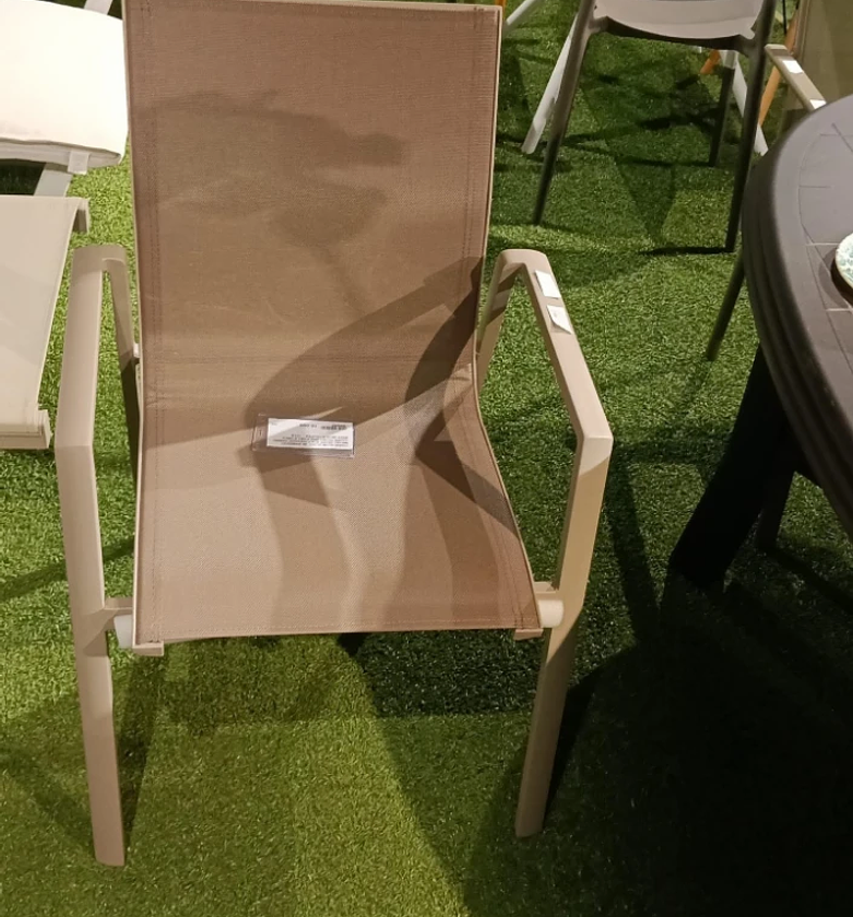 Chair alum sling w/ armrest image