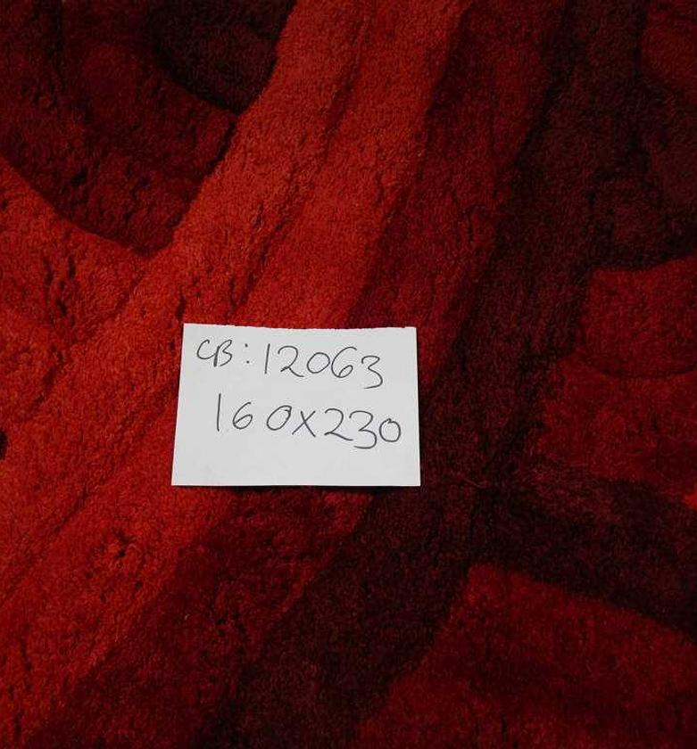 CARPET MICROFIBER 3D RED image