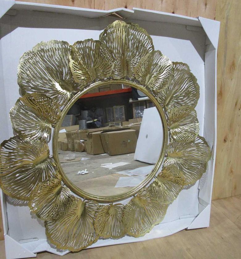 Mirror metal wall decor   image