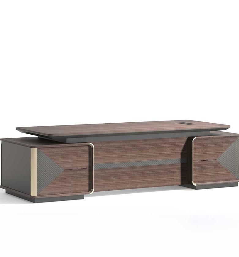 Executive desk na red oak image