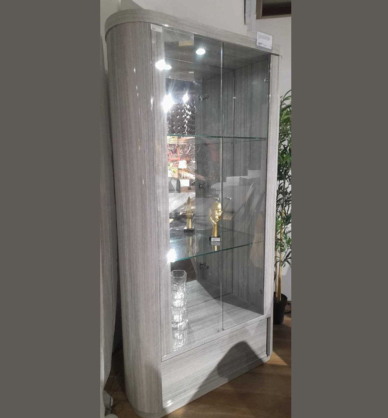 Vitrine eucalyptus+brushed black stainless image