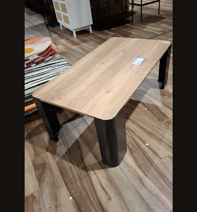 Coffee table melamine, iron image