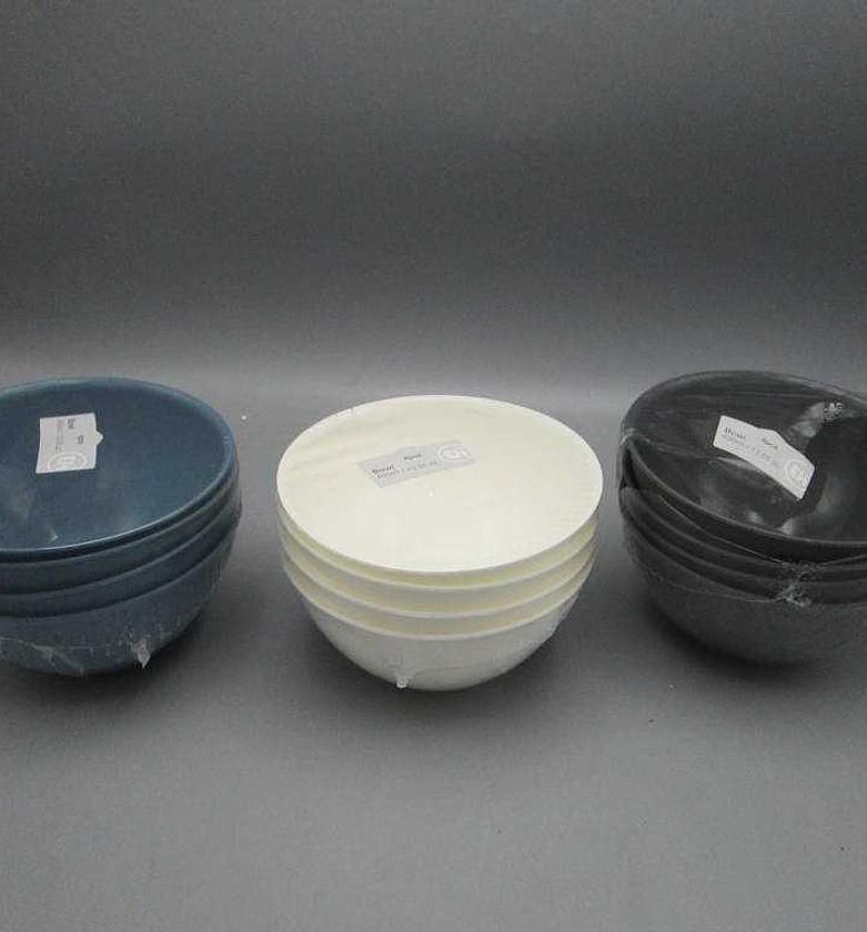BOWL 400ML SET 4PCS 3ASS image