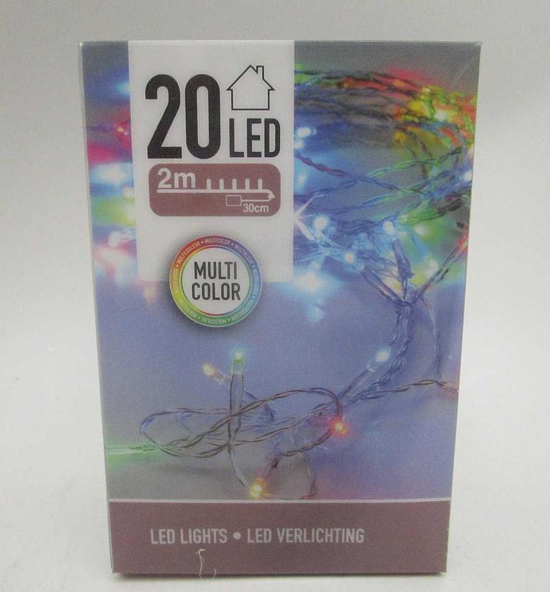 Christmas garland 20 led multicouleurs image