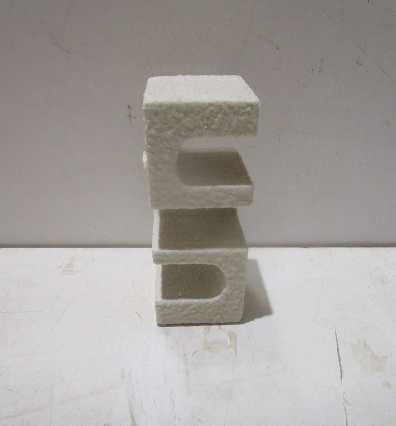 Decor resin geometry s beige image