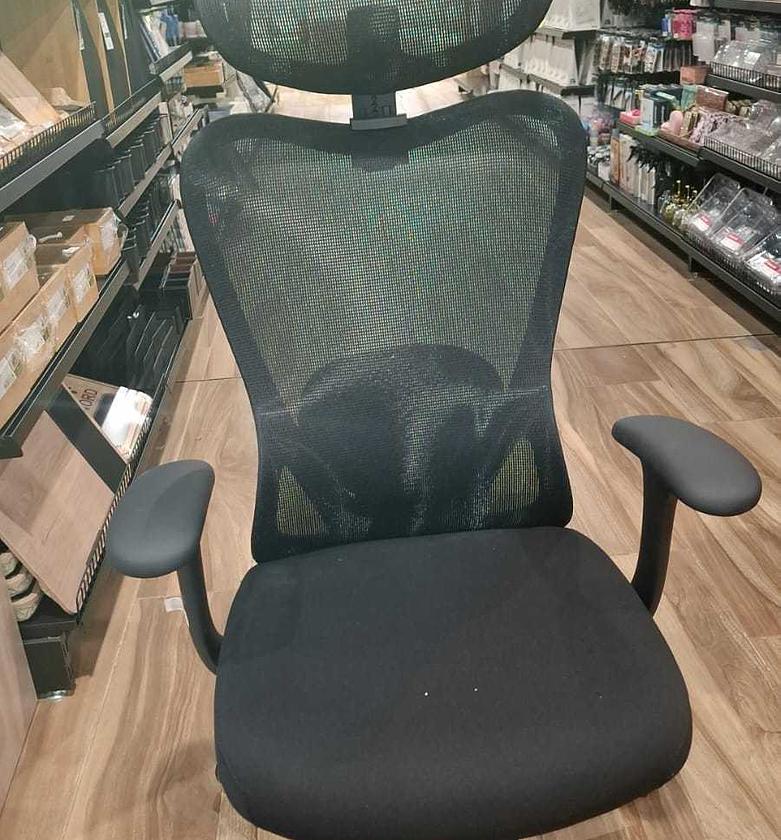 Chair swivel grey, mechanism: image