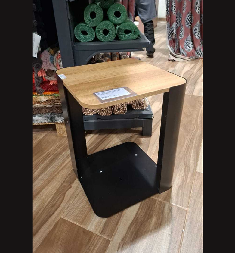 End table melamine, iron frame image