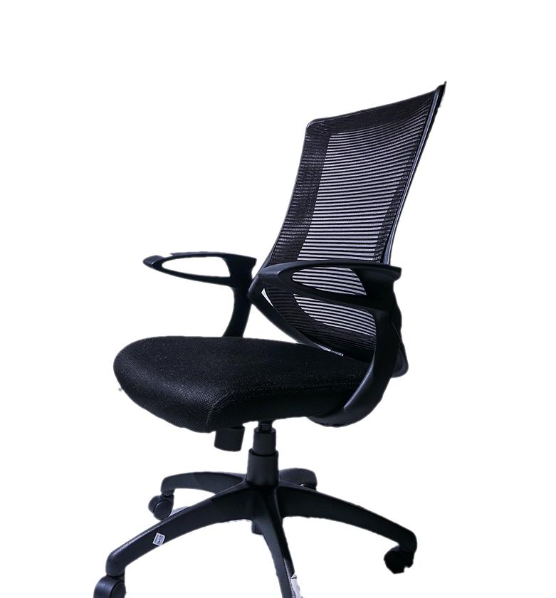 Office chair black frame. image