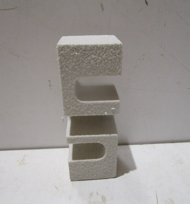 Decor resin geometry l beige image