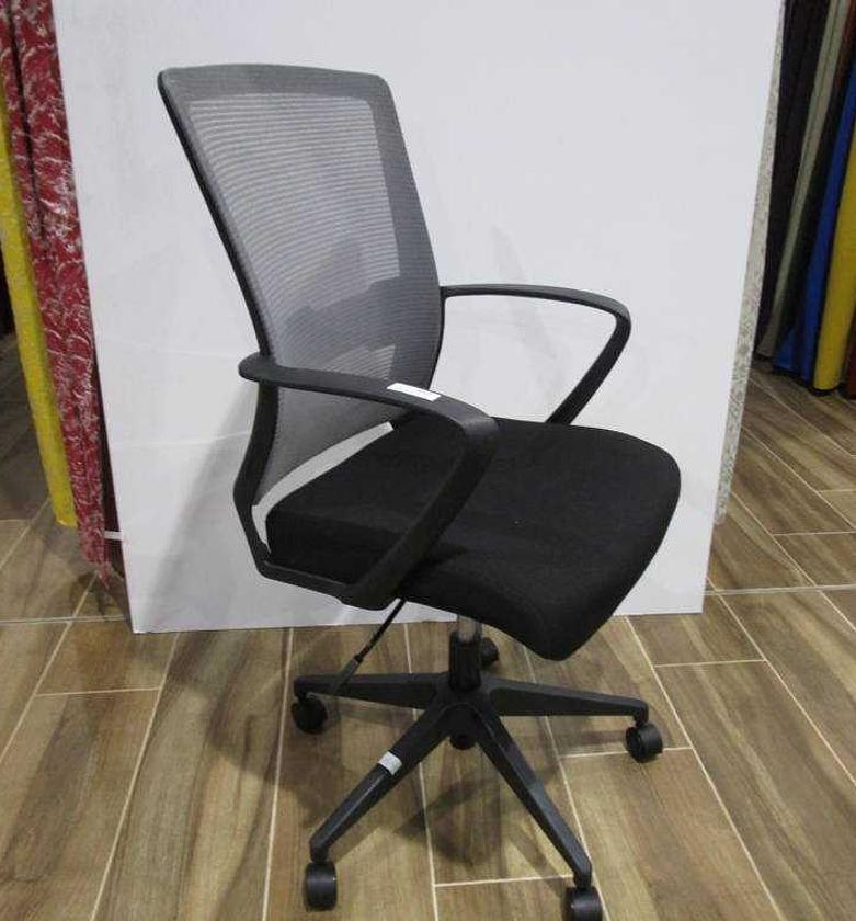 Office chair black frame #ref:hlc-2369f-grey image