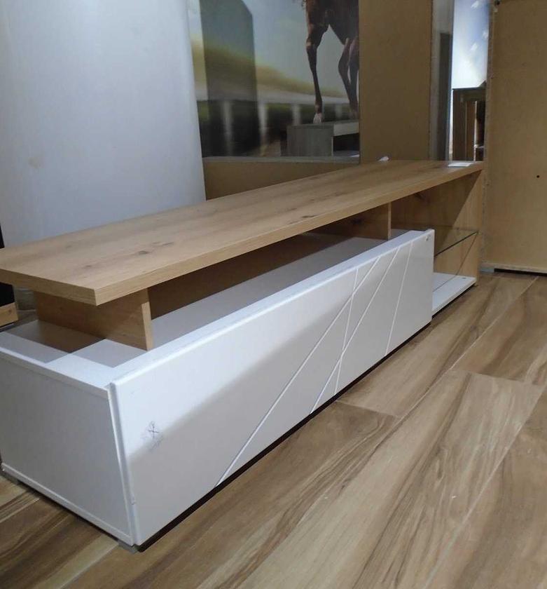 Tv stand melamine faced chipboard image