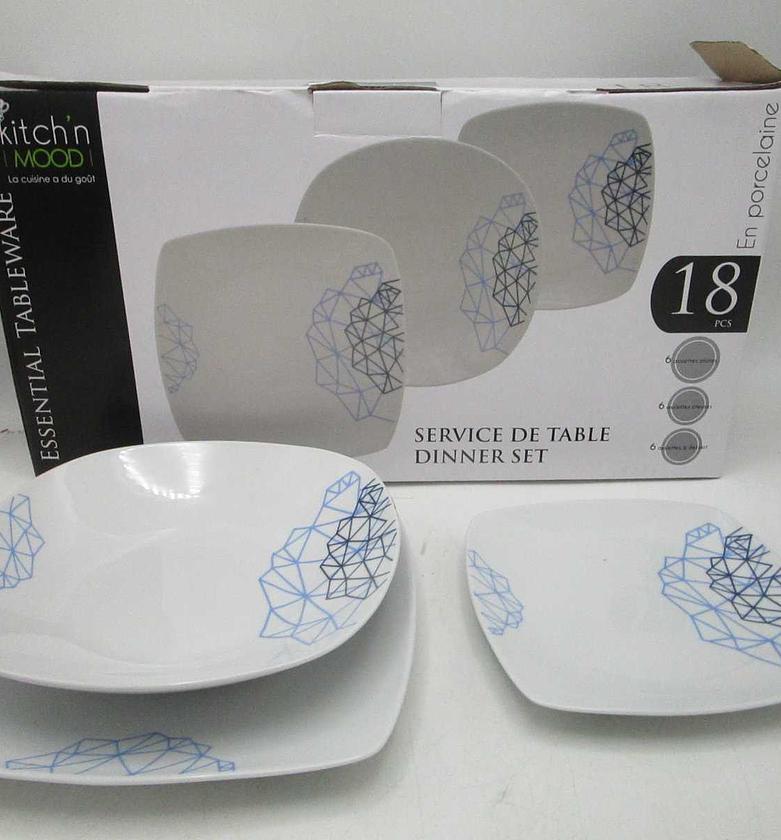 18pcs square dinner setpo image