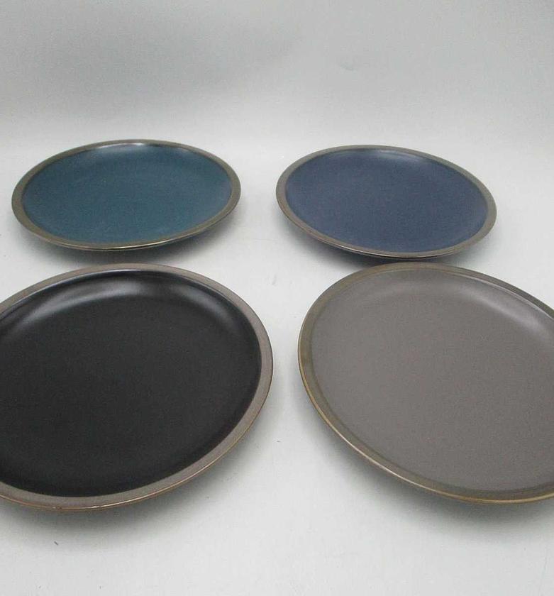 Plate faience d21cm - 4ass image