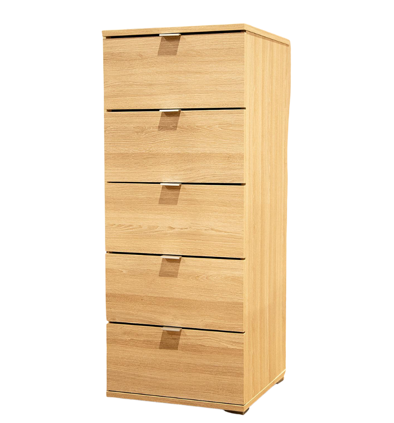 Chest of Drawers – Elegant Collar Oak Finish image