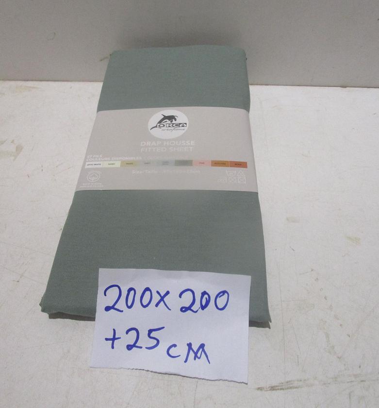 Fitted sheet plain col (100 image