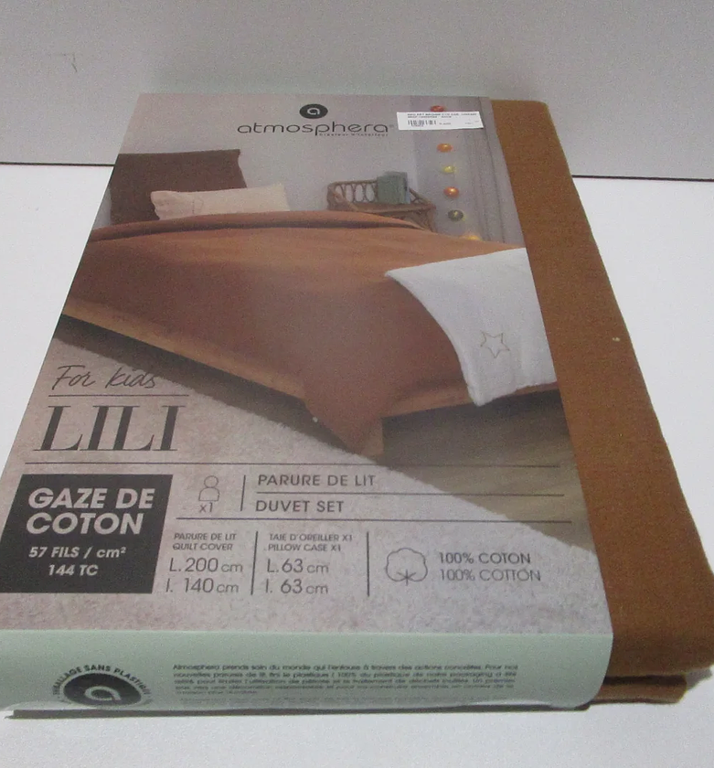 Bed set brown ctn gze image