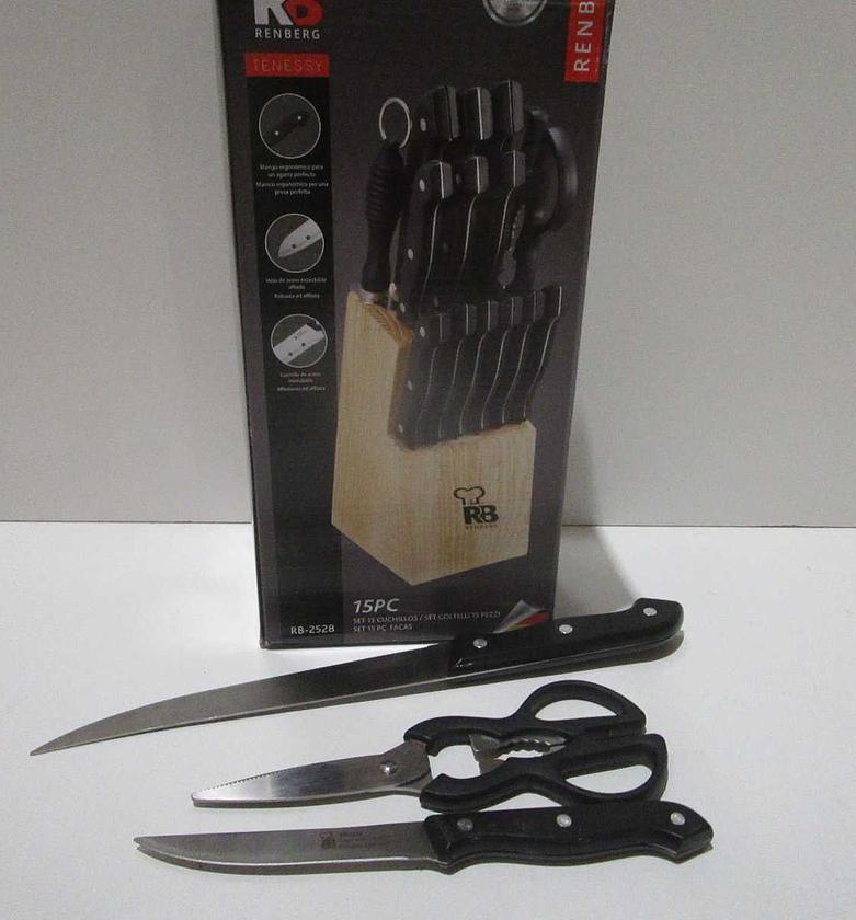 Knives +scis+shar set 15p image