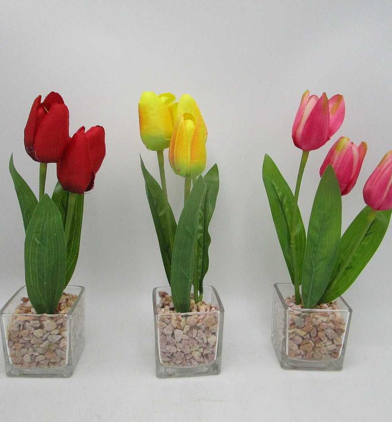 Artificial plant pink red image