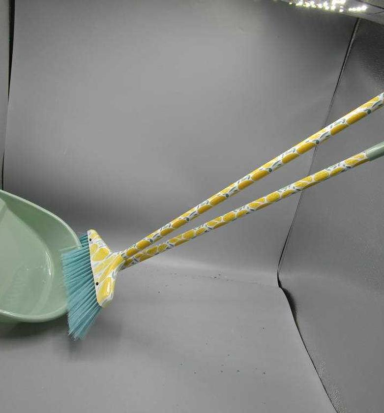 DUSTPAN AND BRUSH LEMON P image