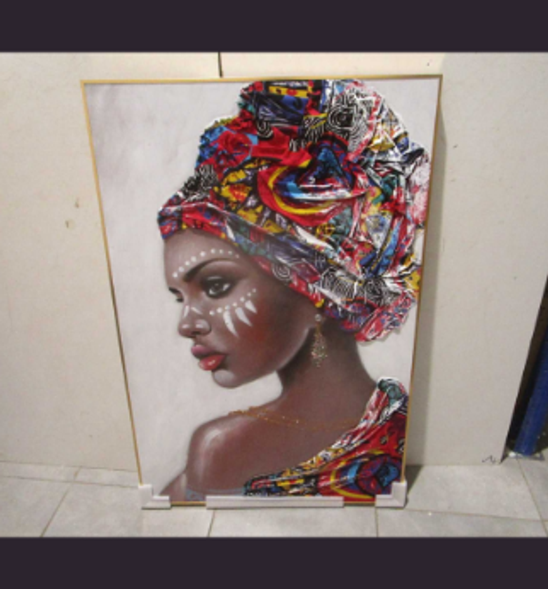 Tableau 3d-handmade gold alu image