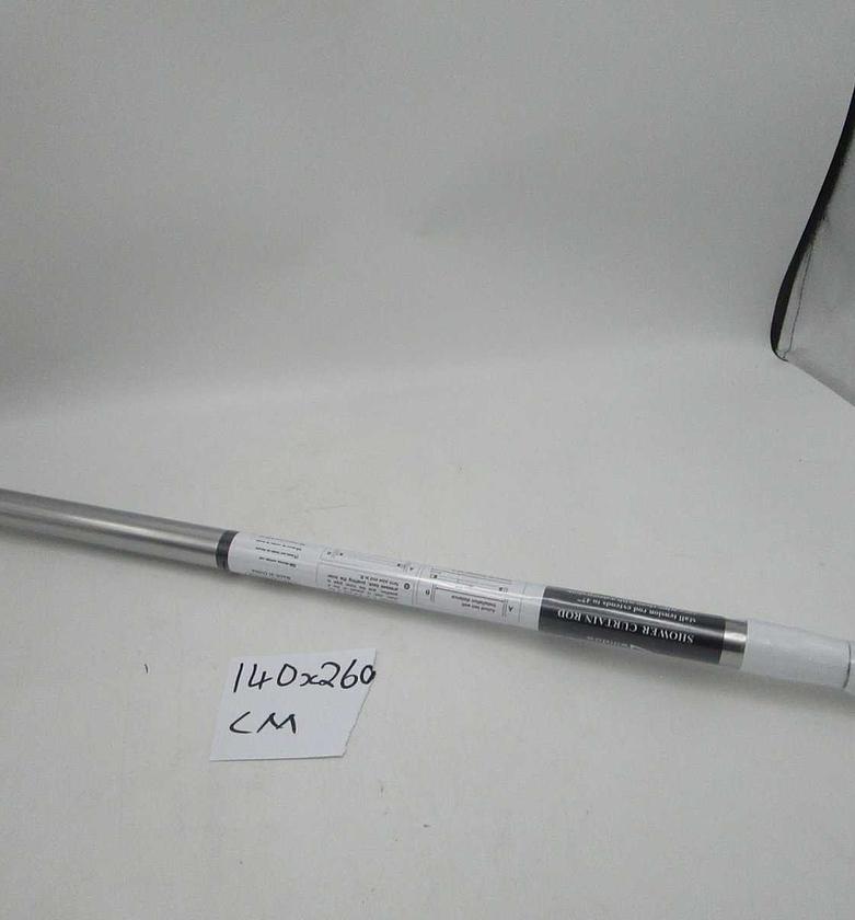 Curtain rod stainless140cm to image