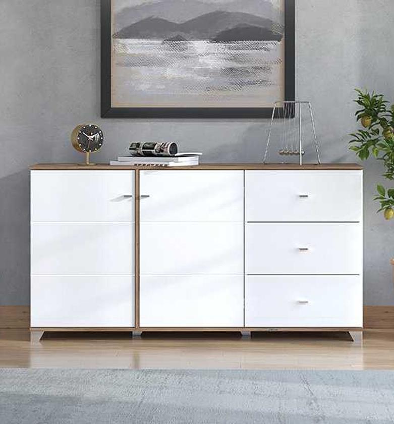 Cabinet with Drawers – Burgundy Finish image