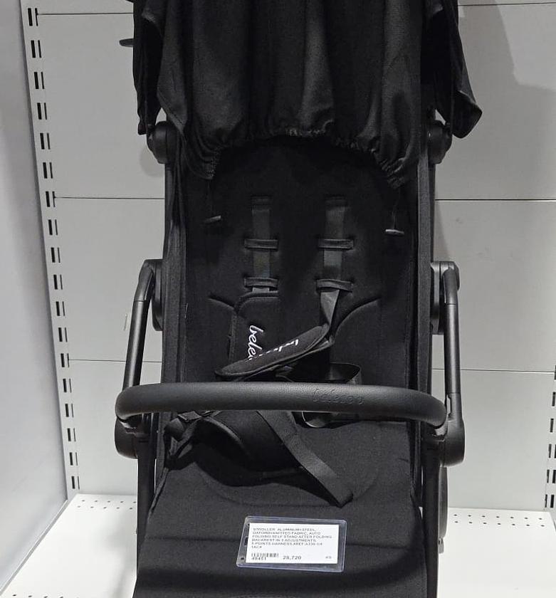 Aluminum+steel frame compact stroller, image