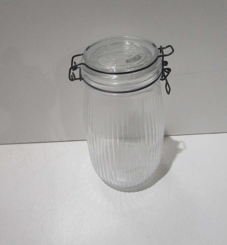 Glass jar with lid 1500ml image