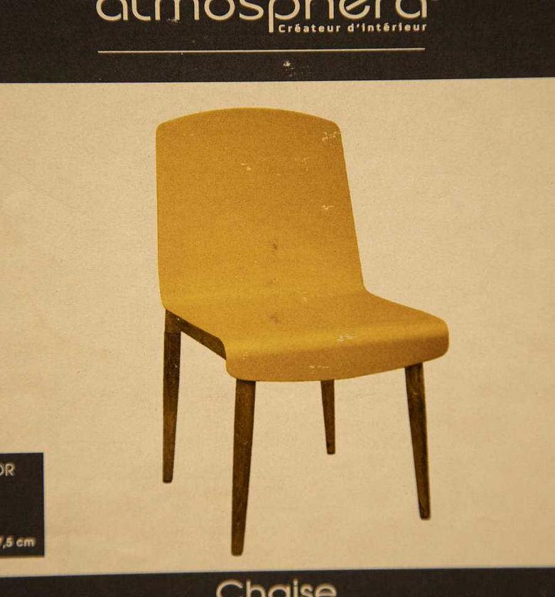 METAL CHAIR COLOR YELLOW image