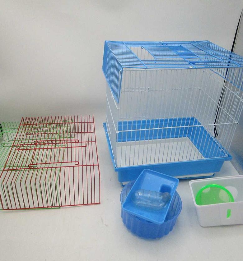 Metal hamster cage 3ass clr image