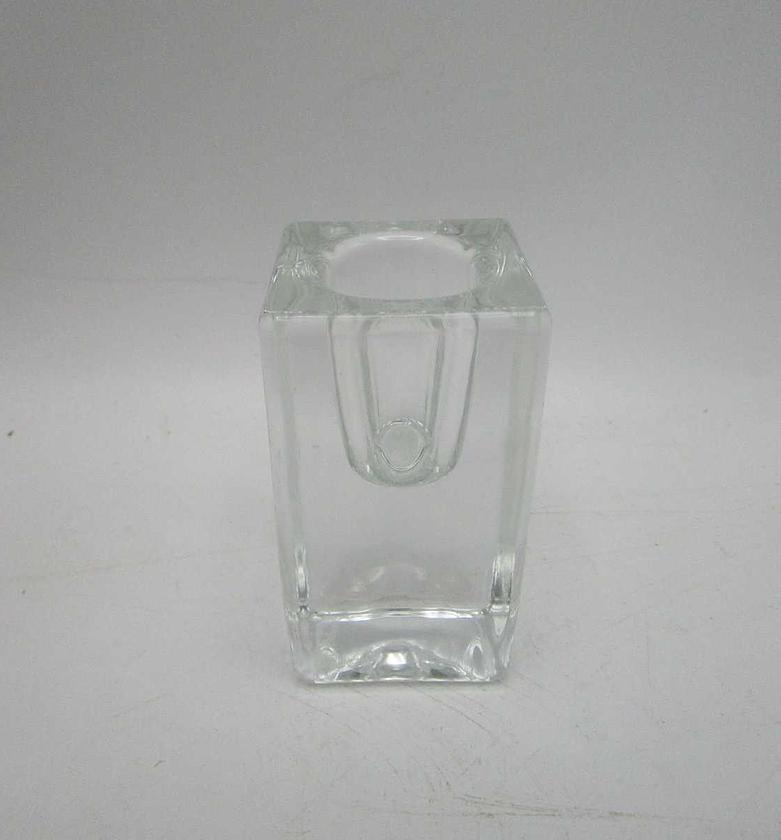 Candle holder clear 8cm   image