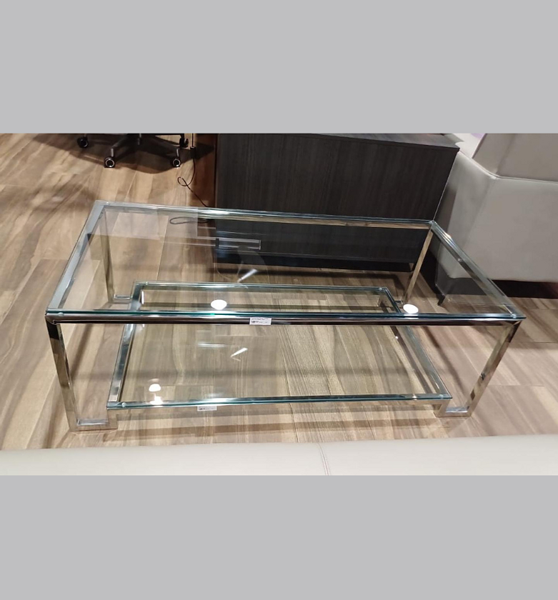 Silver Coffee Table – 120x60x40 cm image