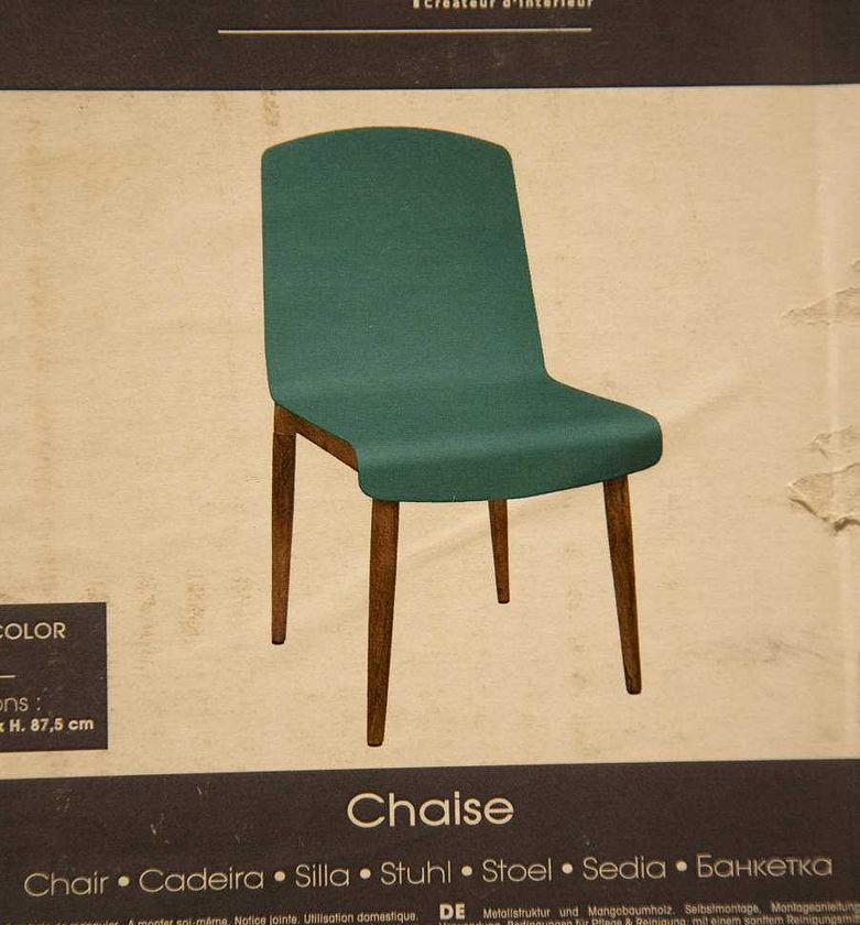 METAL CHAIR COLOR GREEN image