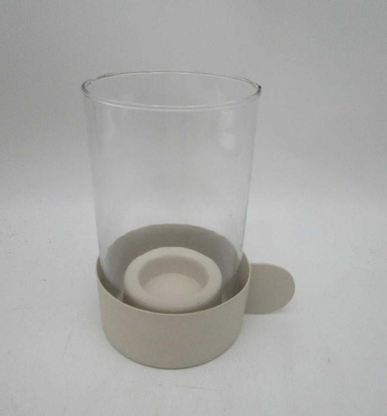 Candleholder 15cm grey warm image