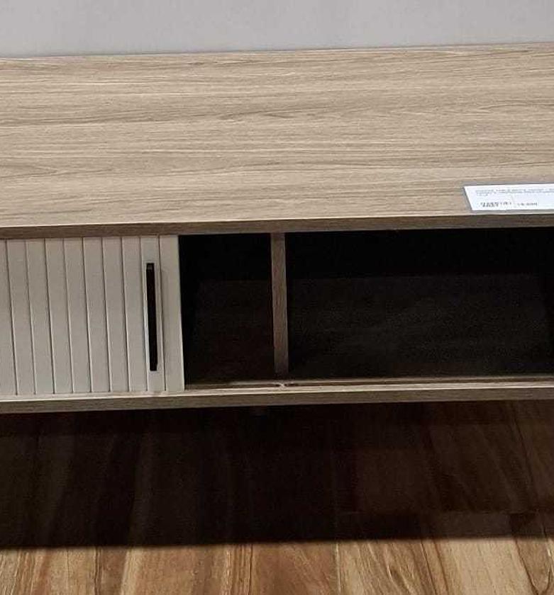 Coffee table white front + wood image