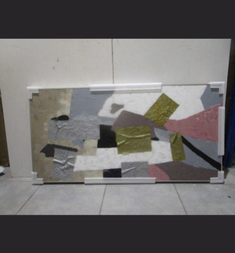 Tableau 3d-handmade silver alu image