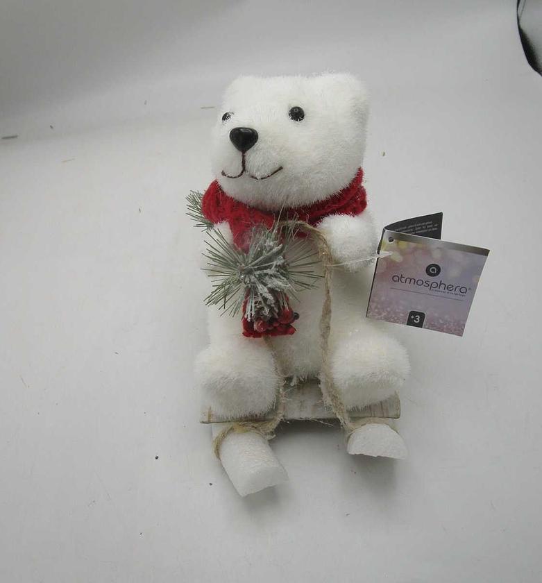 Christmas plf bear on sledge image