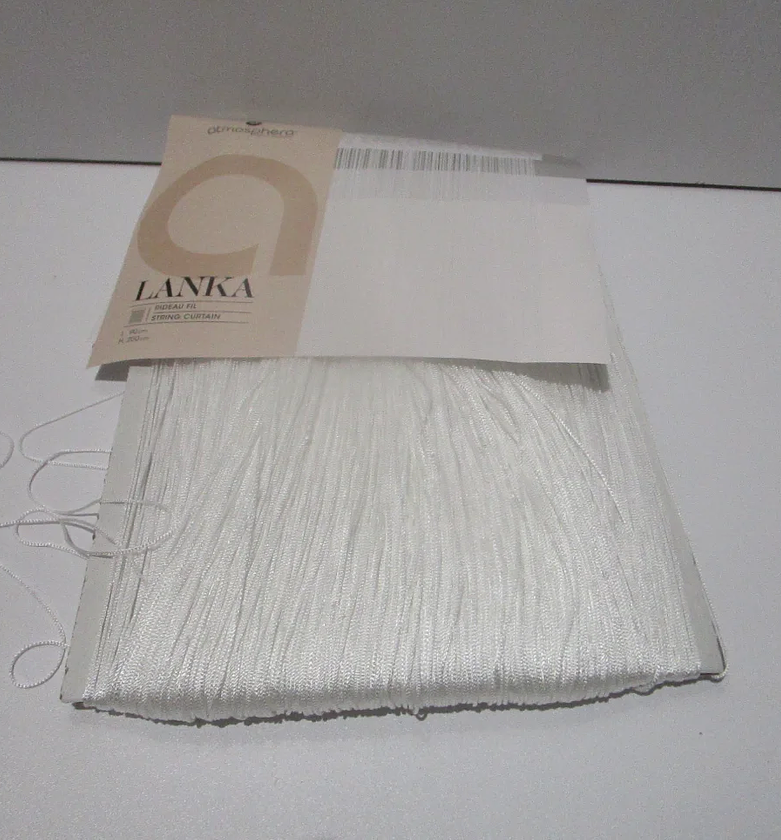 Curtain white thread  image