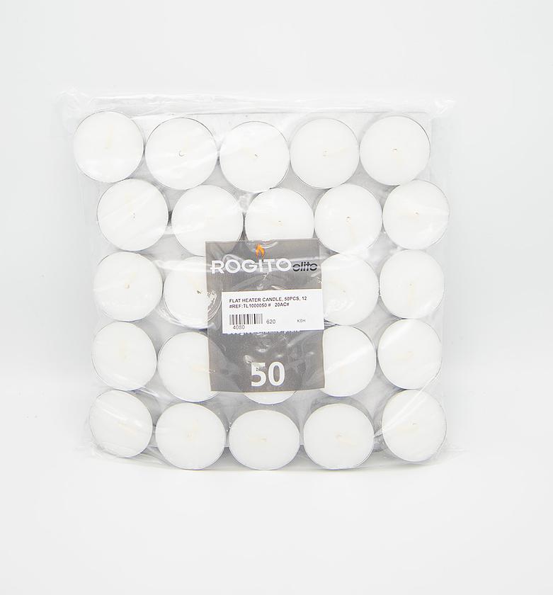FLAT HEATER CANDLE, 50PCS image